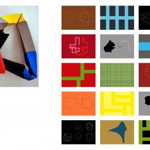 “study of lines, forms and colors” (poliptych)