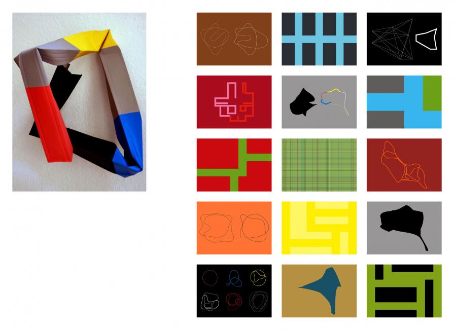 “study of lines, forms and colors” (poliptych) “study of lines, forms and colors” (poliptych)