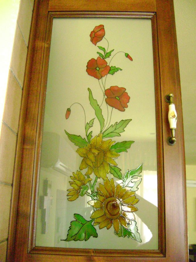 Girasoli e papaveri - particolare