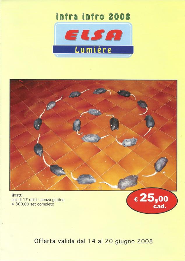 volantino Elsa Lumière-INTRA INTRO 2008