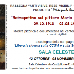 Invito Mostra retrospettiva sul pittore Mario De Francesco - Sala Celeste Bologna Invito Mostra retrospettiva sul pittore Mario De Francesco - Sala Celeste Bologna