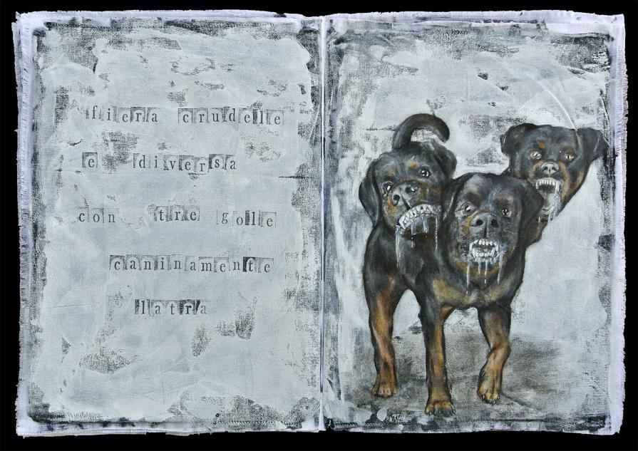 Mixed Media DANTE - Cerbero