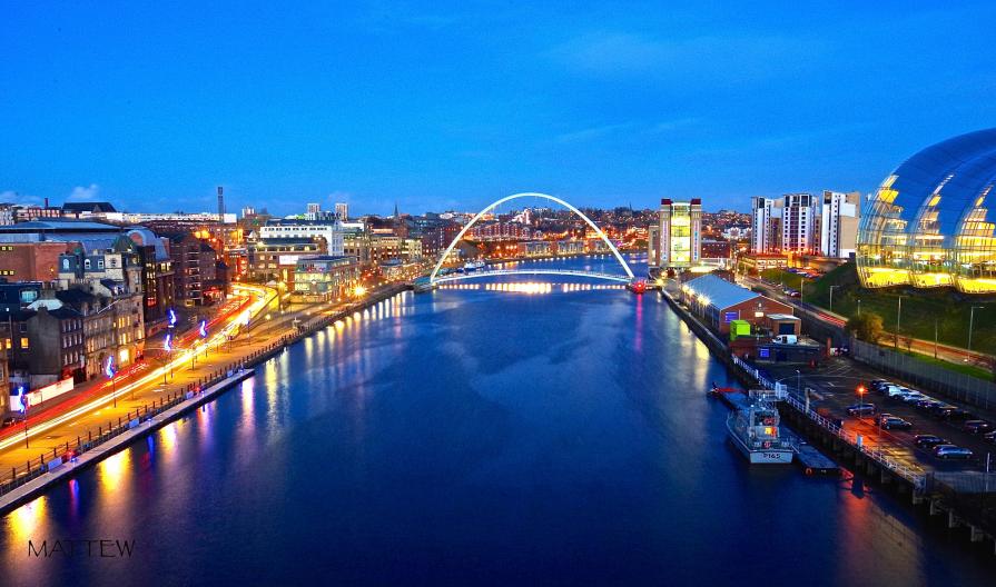 Millennium Bridge Newcastle England