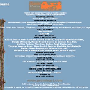 Esposizione ed Evento di Arte Contemporanea: Secondo Step Espositivo e Performativo Premio Art Caffè Letterario Terza Edizione.