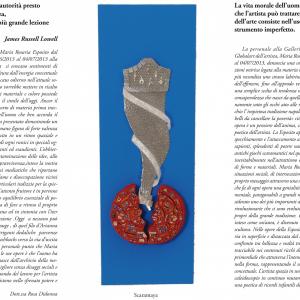 Three staff “Afoismi” “A craft of skilled “ “ In..Coscienza”