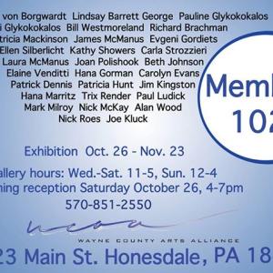Carla Strozzieri participates in Members 1026 juried art show