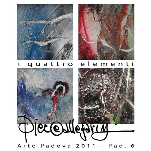 PIER CALLEGARINI E I QUATTRO ELEMENTI AD ARTE PADOVA