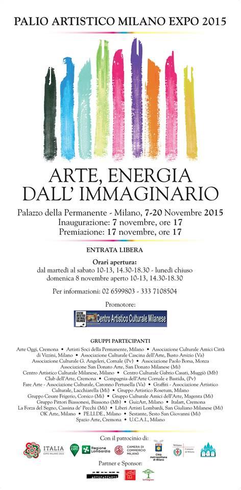 "Arte Energia dell'Immaginario" presso il Palazzo della Permanente di Milano in via Turati 34