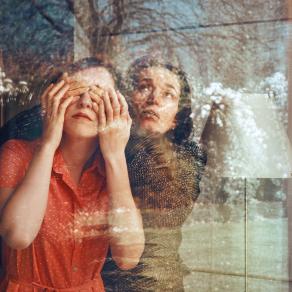 Self-portrait with my mother Self-portrait with my mother