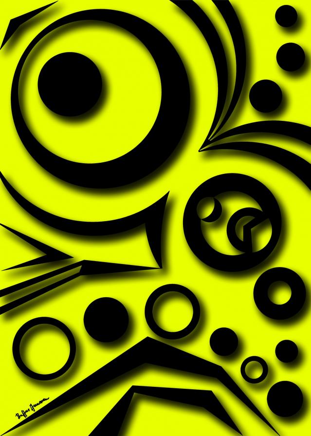 Cerchi IV Giallo - Nero 