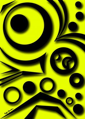 Cerchi IV Giallo - Nero 