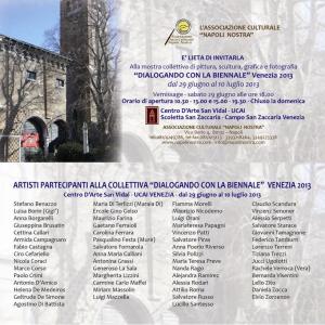 DIALOGANDO CON LA BIENNALE - VENEZIA 2013 DIALOGANDO CON LA BIENNALE - VENEZIA 2013