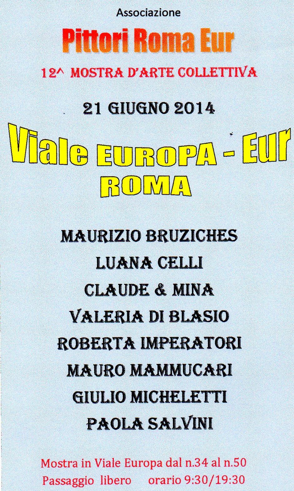 12^ Mostra d'Arte dell'Associazione Pittori Roma Eur