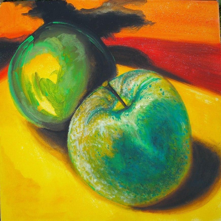 storia d'amore di mela e melone,fuga nel deserto