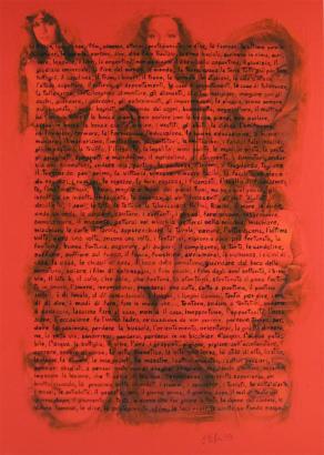 L'estetica delle parole, rosso