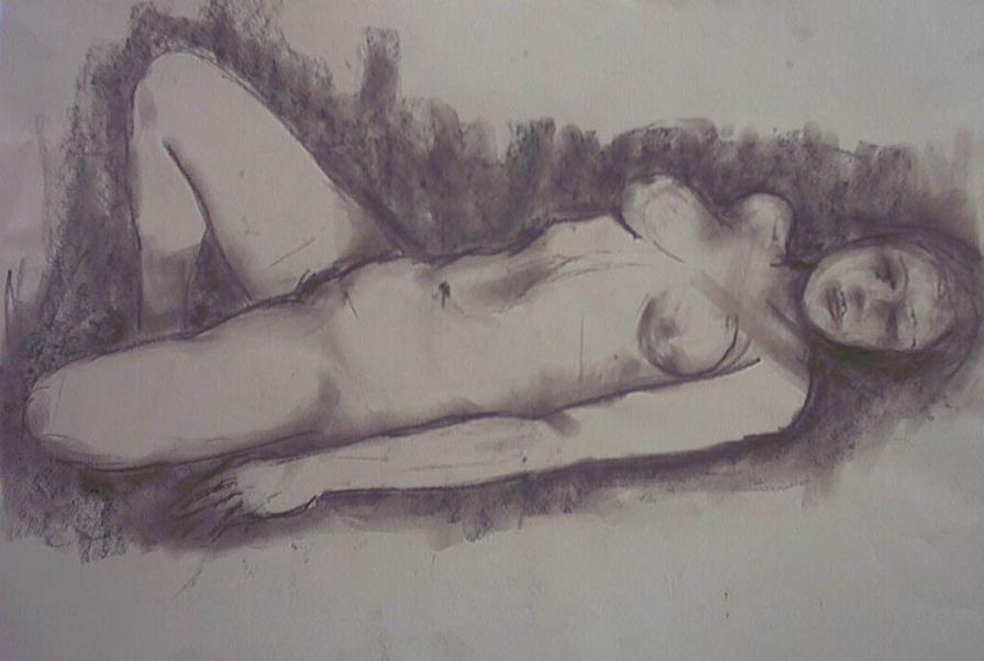 Copia dal vero con modella 1