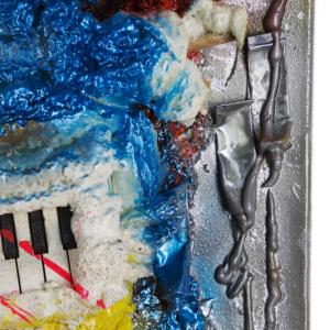 Materia di fantasia. Nuovi collages materiali di Fabrizio Sanna Materia di fantasia. Nuovi collages materiali di Fabrizio Sanna