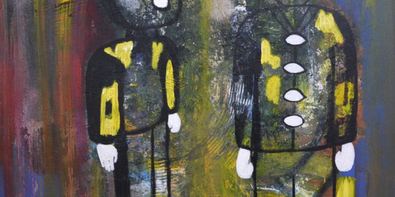 Exhibition of winning photos and paintings and mixed media works