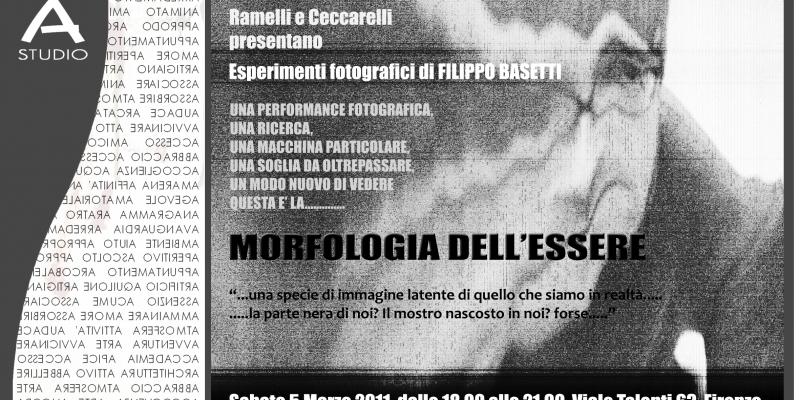 MORFOLOGIA DELL'ESSERE – Esperimenti fotografici di FILIPPO BASETTI