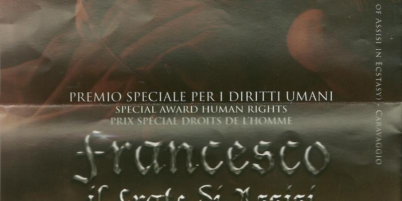 PREMIO SPECIALE PER I DIRITTI UMANI PREMIO SPECIALE PER I DIRITTI UMANI