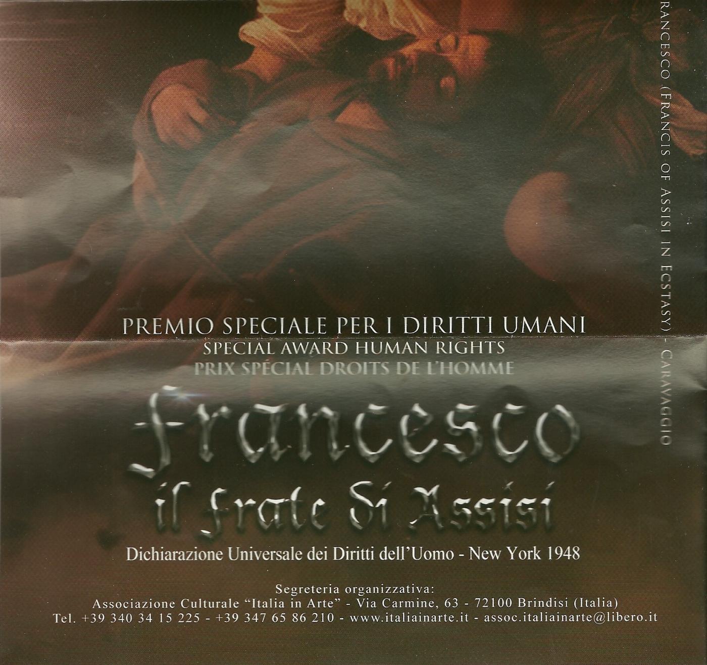 PREMIO SPECIALE PER I DIRITTI UMANI