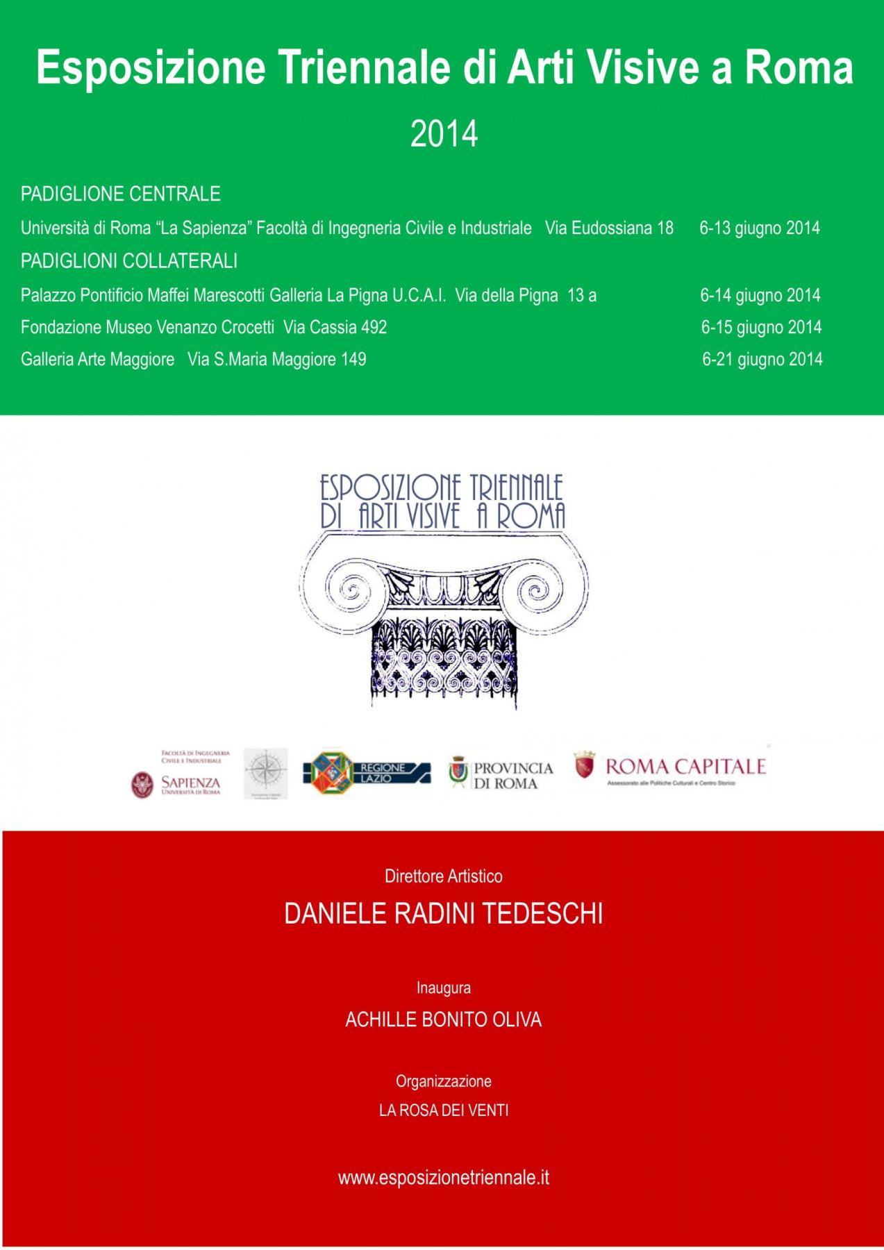 Esposizione Triennale di arti Visive - Roma 2014 Esposizione Triennale di arti Visive - Roma 2014