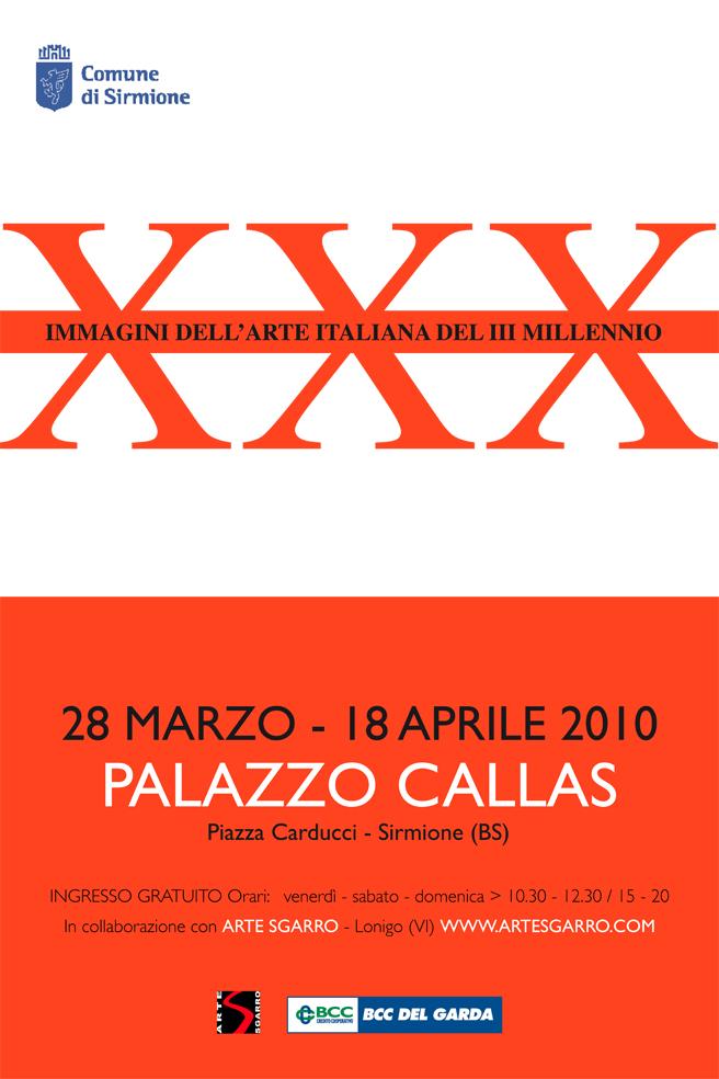 XXX: immagini dell'Arte italiana del Terzo Millennio XXX: immagini dell'Arte italiana del Terzo Millennio