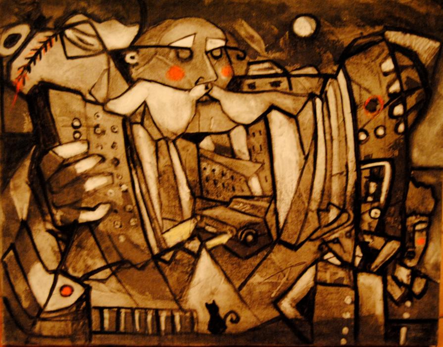 the old man playing his song