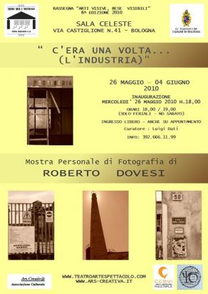 Locandina Mostra Roberto Dovesi Sala Celeste Bologna Locandina Mostra Roberto Dovesi Sala Celeste Bologna