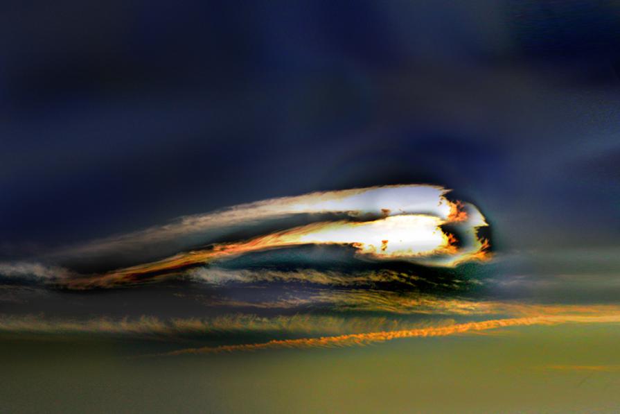 scie chimiche ,o stelle comete. in cielo stassera.