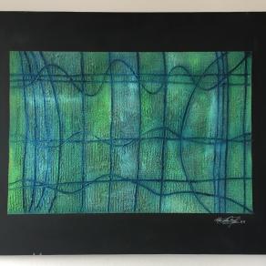 St Rodolfomancarella olio astratto -materico