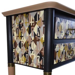 [GLIARLECCHINO-monogram] - collezione di mobili dipinti