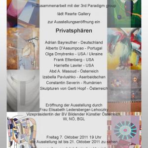 Privatsphären - Private Spheres Privatsphären - Private Spheres