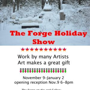 Artist Carla Strozzieri participates in The Forge Holiday Show 