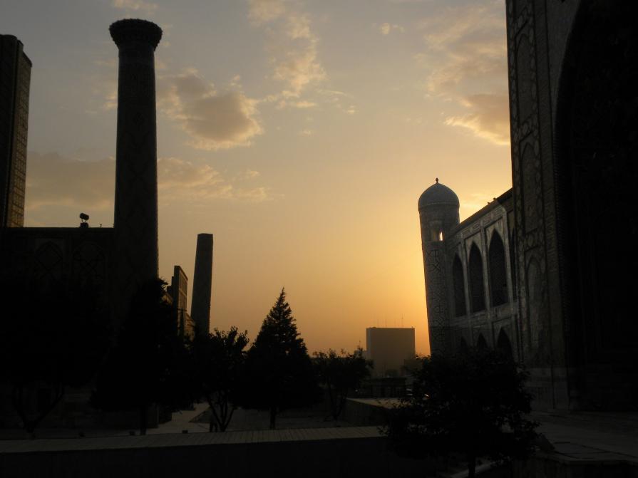 Tramonto su Samarcanda