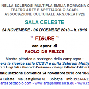 Invito Mostra personale di Paolo De Felice in Sala Celeste BO Invito Mostra personale di Paolo De Felice in Sala Celeste BO