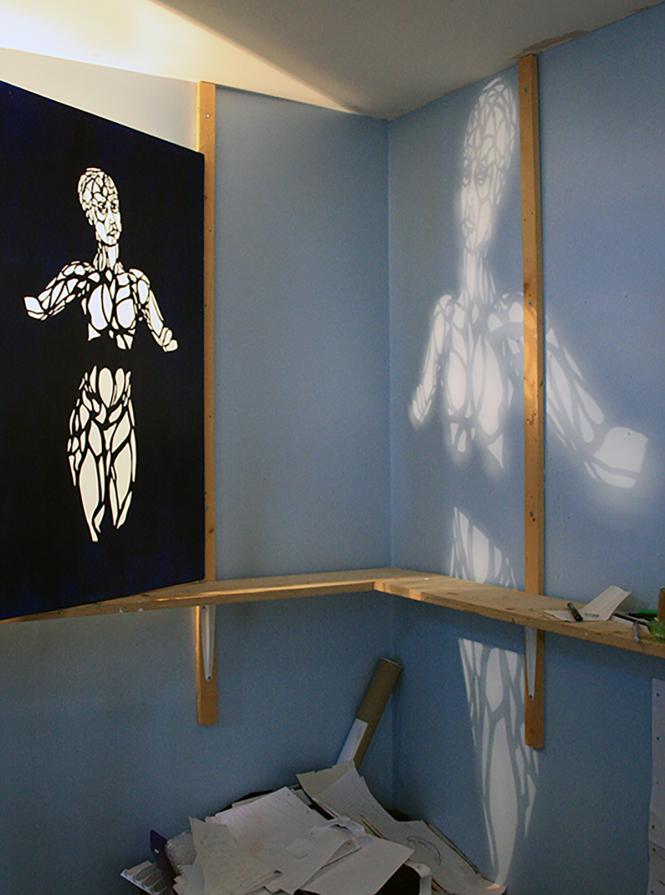 Modern Man in Search of a Soul (After Wonnacott's Standing Male Nude) [Detail]