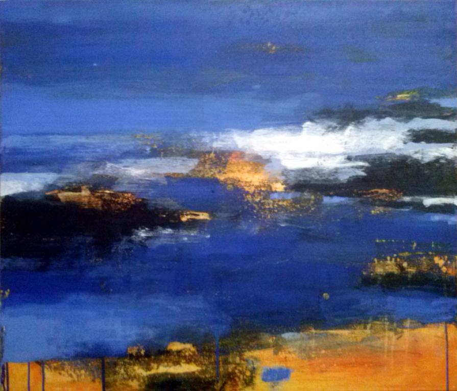 Mare a Nardò_ antonio civitarese_ tecnica mista su tela 80x70cm_ 2015 