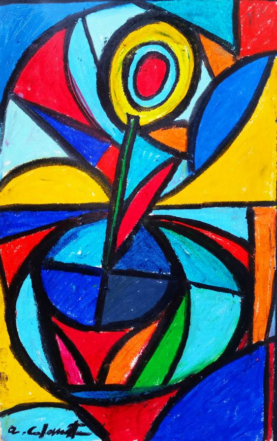 Vaso con fiore - Vase with flower