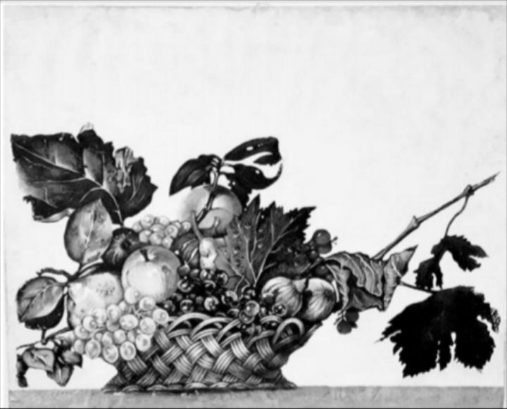 Canestra di frutta (Omaggio a Caravaggio)