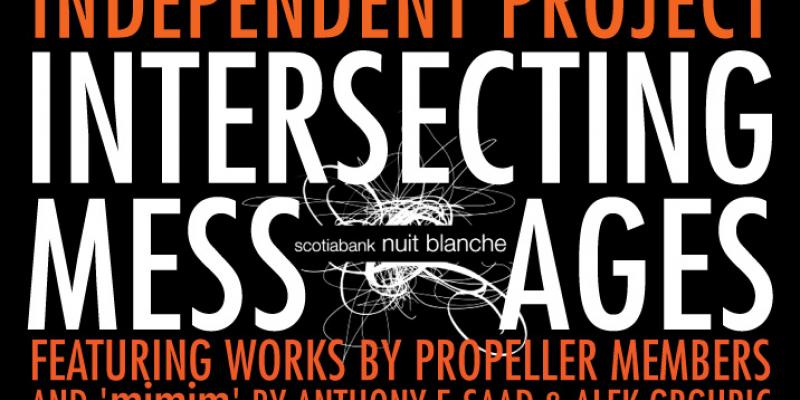 'mimim' at Intersecting Messages - Nuit Blanche 'mimim' at Intersecting Messages - Nuit Blanche