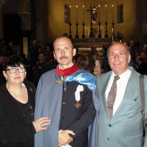 OMAR SALVAGNO INSIGNITO DELLA CROCE DI CAVALIERE E DELLA MEDAGLIA DI BENEMERENZA DEL SACRO MILITARE ORDINE COSTANTINIANO DI SAN GIORGIO