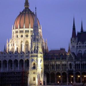 Hungary. Budapest the dark