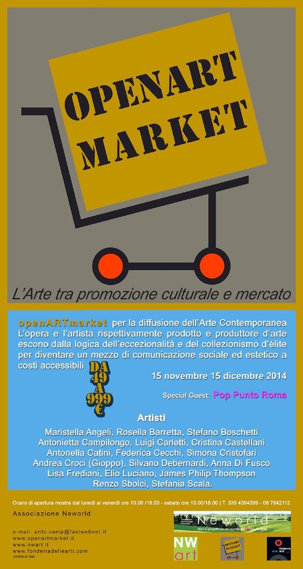 Undicesima edizione OpenARTmarket - L’arte contemporanea tra promozione culturale e mercato 