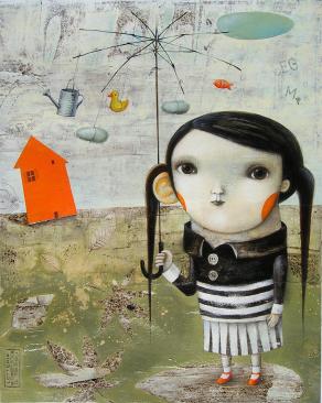 la bimba con l'orecchio esagerato 1