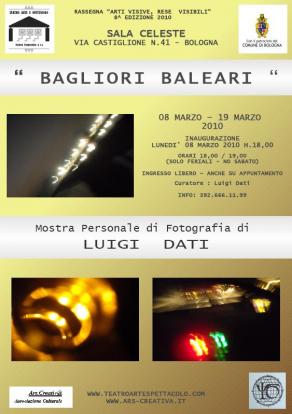 Locandina Mostra Luigi Dati Sala Celeste Bologna Locandina Mostra Luigi Dati Sala Celeste Bologna