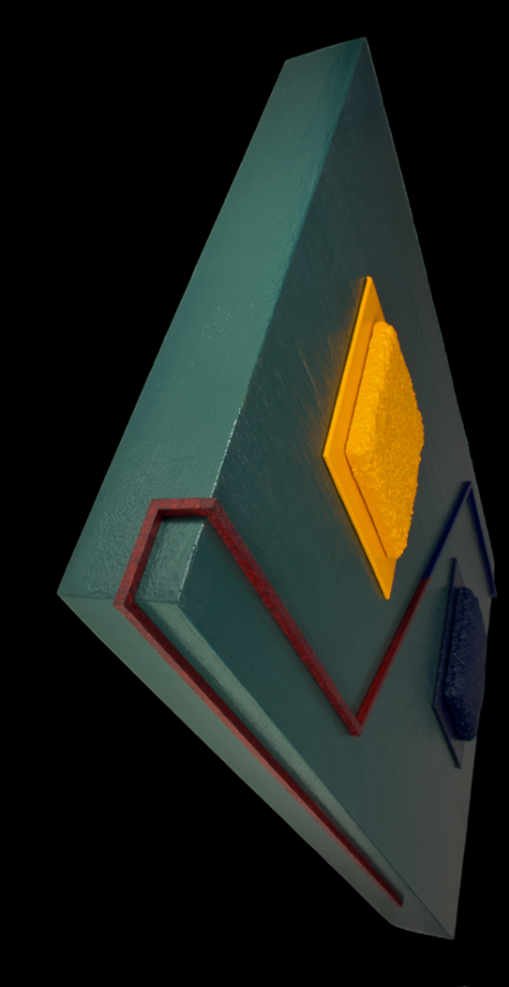 CHROMATIC DICHOTOMY #1 - DETAIL RED CORNER TURN