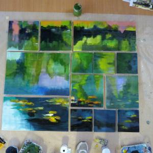 Comincio a dipingere ad olio. Comincio a dipingere ad olio.