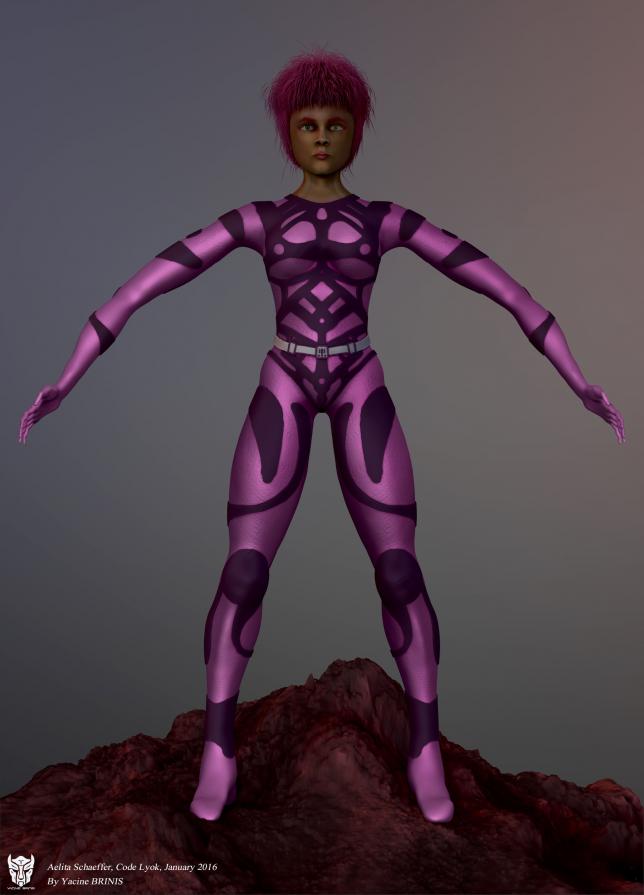 Aelita Schaeffer (Léonie Berthonnaud) By Yacine BRINIS View 02