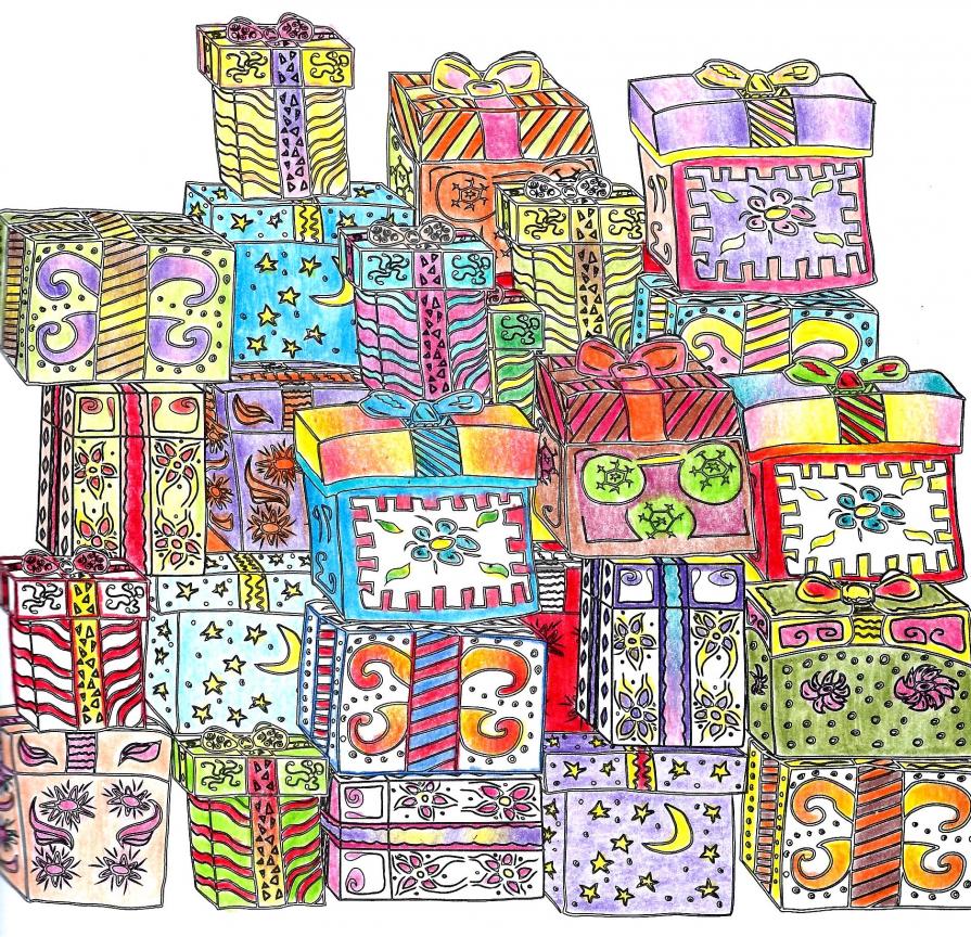 COLORIAMO IL NATALE 10...!!!